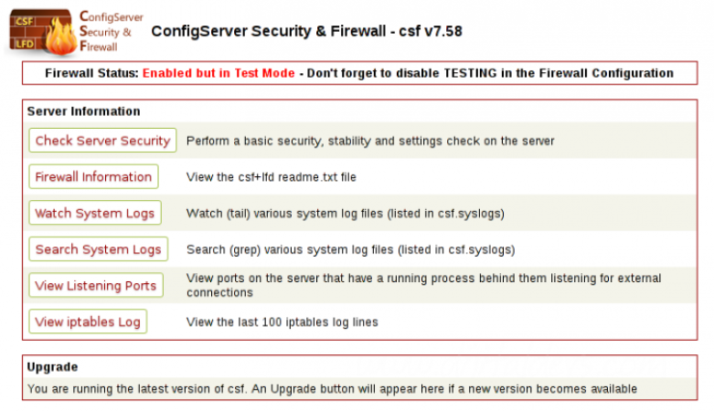 ConfigServer Firewall CSF Nasıl Kurulur?